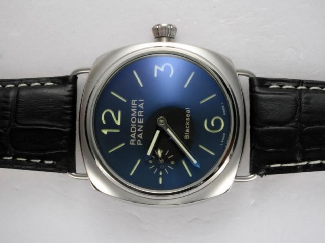 Replica Panerai Radiomir Black Seal Unitas 6497 Movement Manual Winding AR Coating with Black Dial