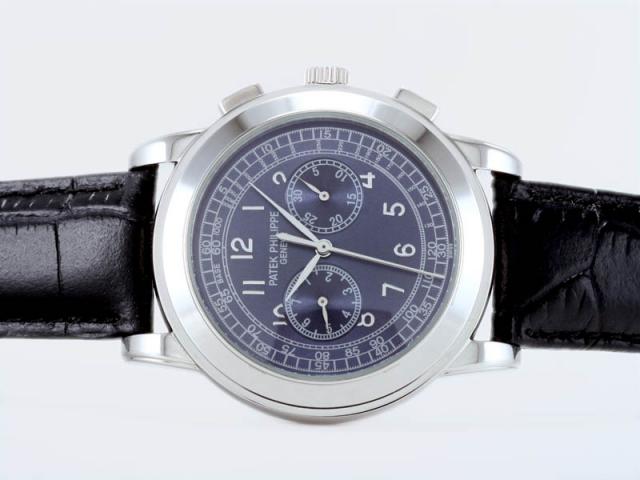 Replica Patek Philippe Classic Chronograph Automatic with Blue Dial