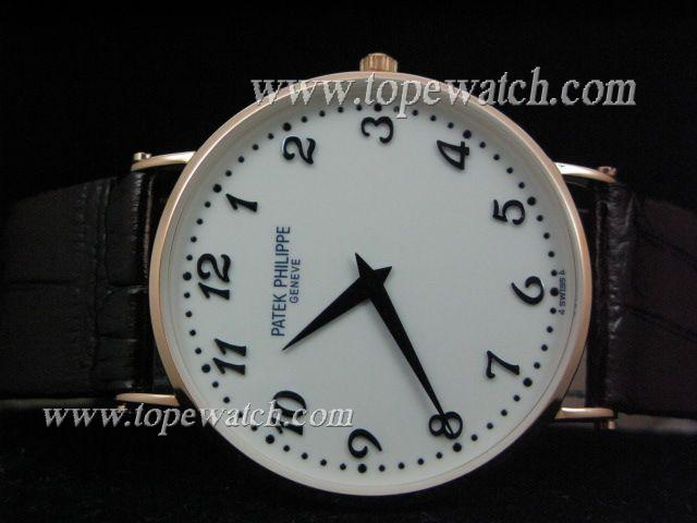 Replica Patek Philippe PP-090 ROSE GOLD CASE  NUMBER QUARTZ