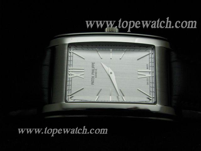 Replica Patek Philippe PP-097 STAINLESS STEEL CASE WHITE DIAL 