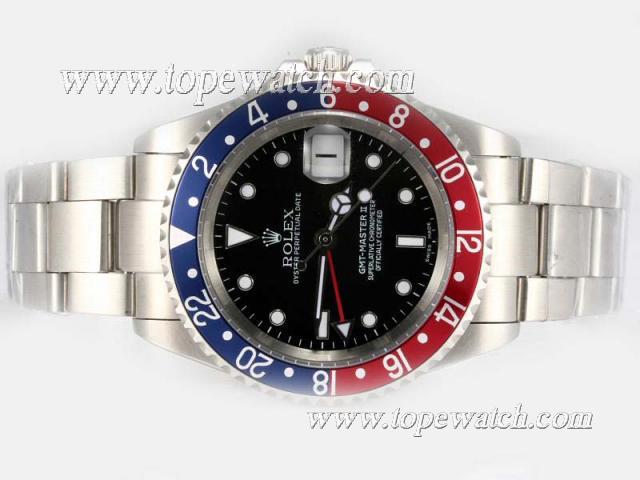 Replica Rolex GMT-Master II Swiss ETA 2836 Movement Blue / Red-Updated Version Bi-directional Bezel