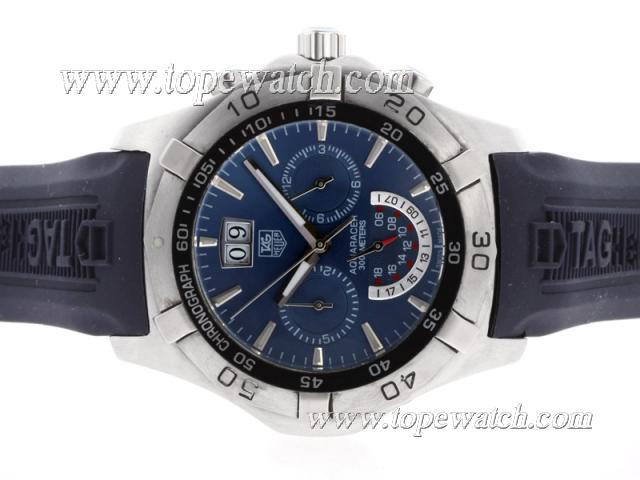 Replica Tag Heuer Aquaracer 300 Meters Chronograph Automatic with Blue Dial