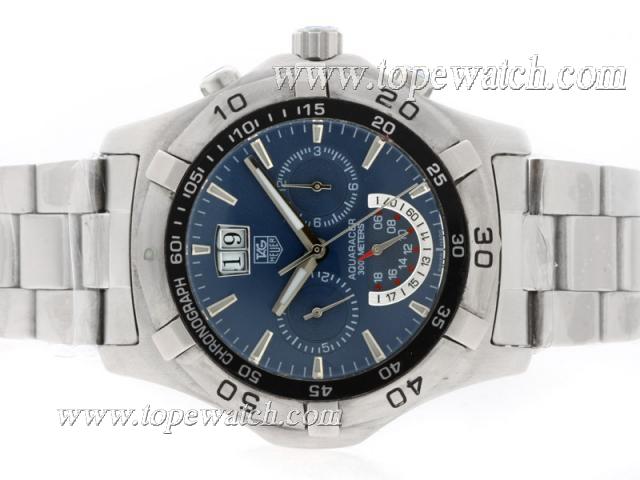 Replica Tag Heuer Aquaracer 300 Meters Chronograph Automatic with Blue Dial S/S