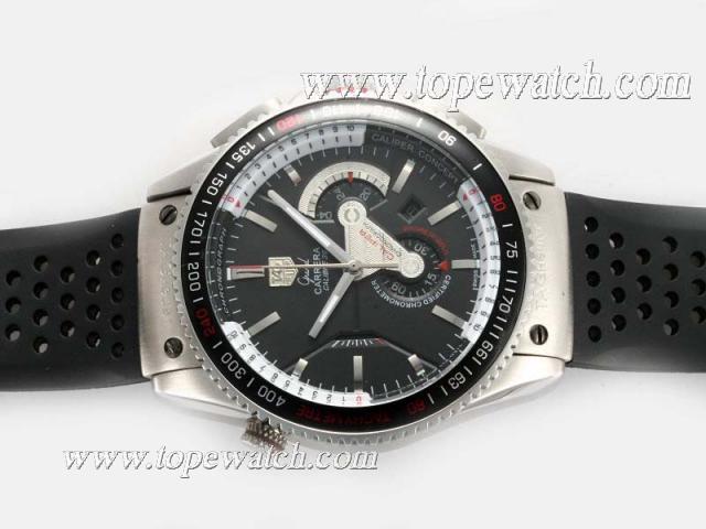 Replica Tag Heuer Grand Carrera Calibre 36 Working Chronograph with Black Dial