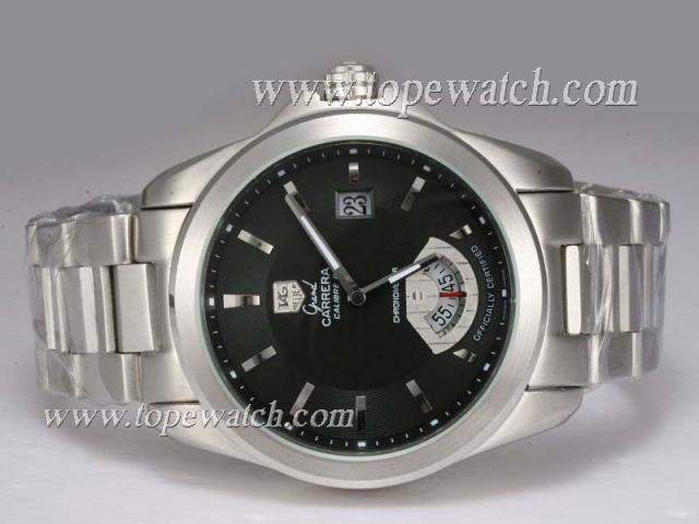 Replica Tag Heuer Grand Carrera Calibre 6 with Black Dial