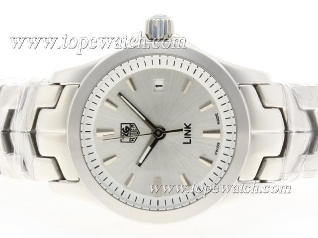 Replica Tag Heuer Link Silver Dial with Stick Marking S/S -Lady Size