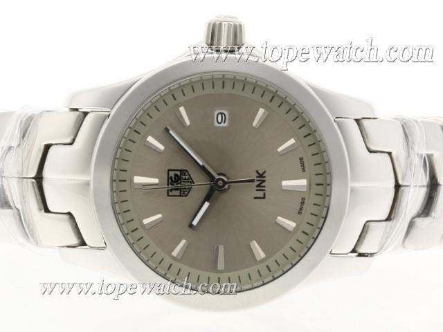 Replica Tag Heuer Link Stick Marking with Gray Dial S/S -Lady Size