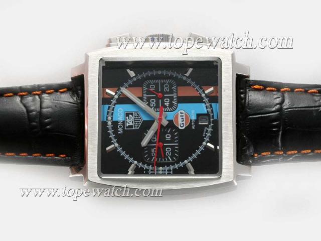 Replica Tag Heuer Monaco Gulf Chronograph Automatic Limited Edition-Deployment Buckle