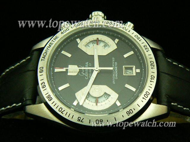 Replica Tag Heuer TAG-087 TAG 116 CARRERA GRAND QUARTZ LEATHER