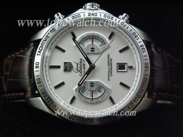 Replica Tag Heuer TAG-248 128-1 WHITE SS AUTOMATIC WHITE CHRONO TRIMMING