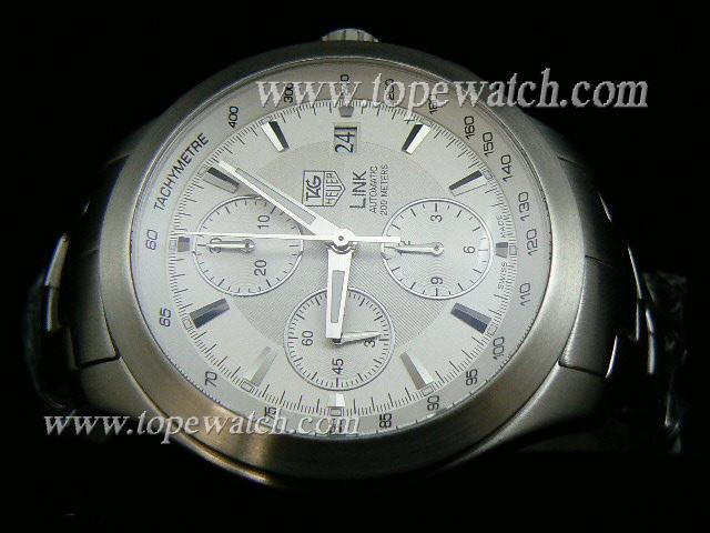 Replica TAG04002 TAG LINK SS CHRONO ASIAN SWISS 7750 28800BPH WHITE